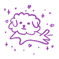 Dog Stars Sticker by Jorge