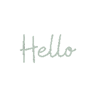 designbycharlene hello hola bonjour charlene Sticker