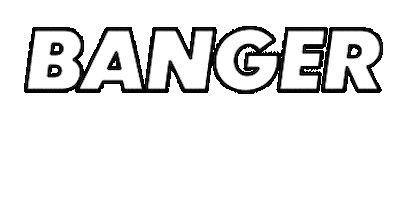 Banger Sticker by Le Bonbon