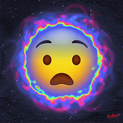 Shocked Emoji GIF by PEEKASSO