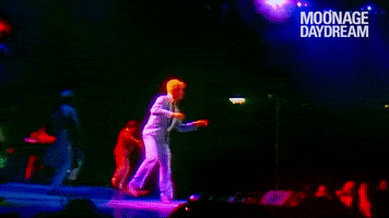 David Bowie Neon GIF by MOONAGE DAYDREAM