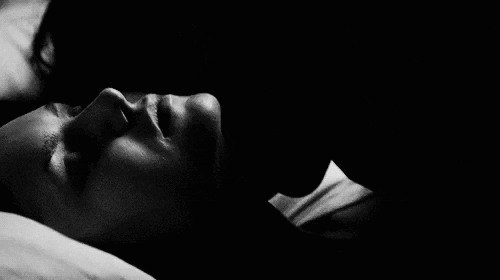 kissing black and white GIF