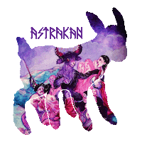 astrakan lilou amblas astrakan amblas Sticker