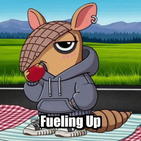 Road Trip Snack Time GIF by Chillo Dillo