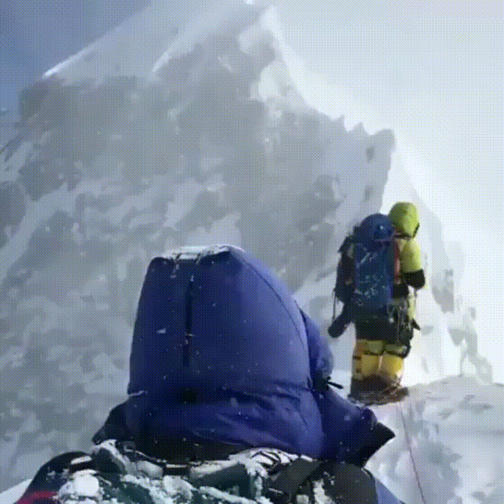 Grimpeur de l'Everest