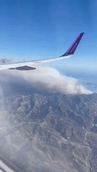 Smoke From Deadly Cyprus Wildfires Seen From Plane