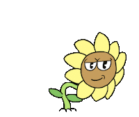 Happy Sun Flower Sticker by Santiagoz_Arts