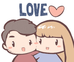 Happy In Love Sticker by HitoPotato