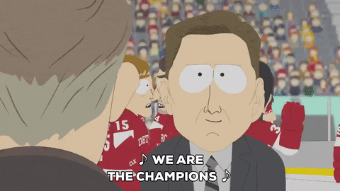 happy hockey GIF by South Park 