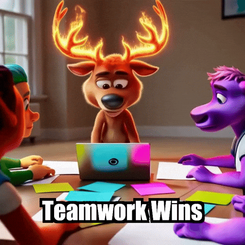 Teamwork Collaboration GIF by elkijahspark