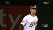 oakland athletics hit GIF by MLB