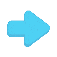 Blue Arrow Look Sticker by sabobatage