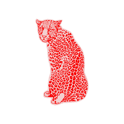 faunakids leopard fauna leopard print faunaie Sticker