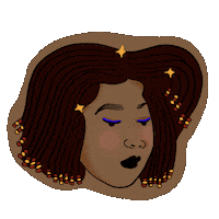 Faces Braids Sticker by Keva Epale
