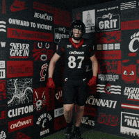 Cincinnati Football Gavin GIF by Cincinnati Bearcats