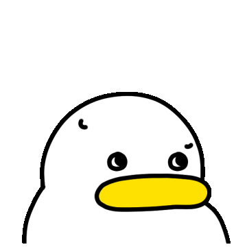 420gram00 giphyupload character duck sweat Sticker