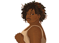 Girl Power Black History Month Sticker by Riveted by Simon Teen