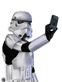 fruzsahercegno star wars selfie stormtrooper fruzsahercegno Sticker