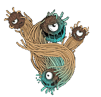 spagheddy reaction dubstep spaghetti meatball Sticker