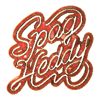 spagheddy reaction party what face Sticker