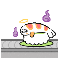 Sad Marine Life Sticker by pikaole