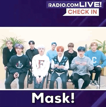 Mask Check In GIF by Audacy