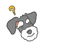 Confused Dog Sticker