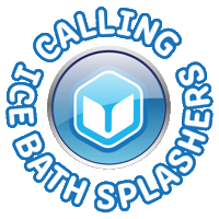 Purepartner Sticker by The InfluentiALS Ice Bath Splash