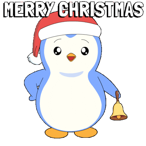 Merry Christmas Sticker by Pudgy Penguins