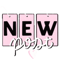 Pink Aesthetic New Post Alert Sticker by Misty Rose Gal