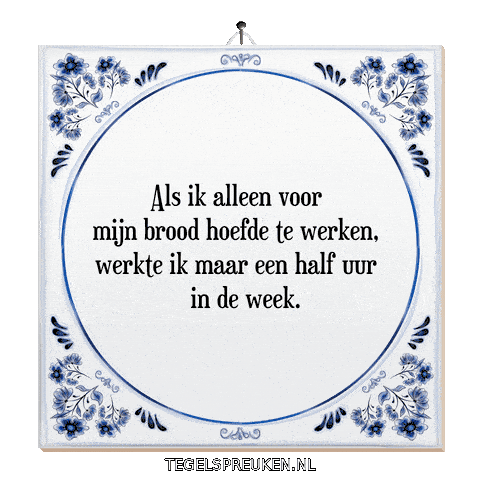 Humor Focus Sticker by Tegelspreuken.nl