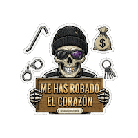 Skull Calavera Sticker