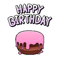 Happy Birthday Cat Sticker by Mikitti