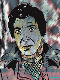 sad leonard cohen GIF by PEEKASSO