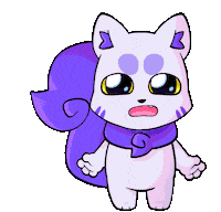 Cat Fall Sticker by Lucky Kat Studios