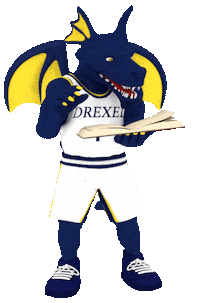 drexel dragons looks Sticker by AFFOA