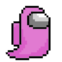 Sad Pink Sticker