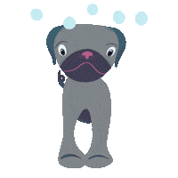 Dog Snow Sticker