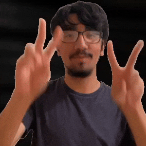 Two peace signs