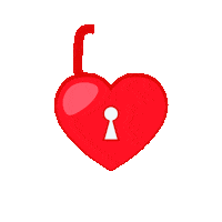 Corazon Candado Sticker by Hablemos de Sexo y Amor