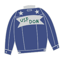 USFCA san francisco usf sf dons Sticker