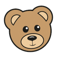 SammyHey bear bearface sammyhey Sticker