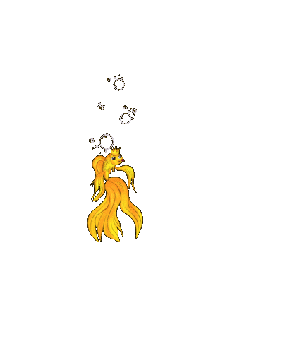 Arty_En kiss gold fish artyen Sticker