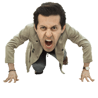 Angry Lets Go Sticker by Max Amini