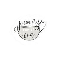 penandsignery valentine lettering girlfriend calligraphy Sticker