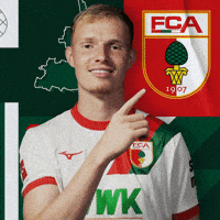 Football Pointing GIF by FC Augsburg 1907
