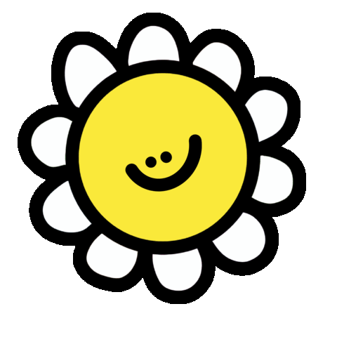 Happy Flower Sticker