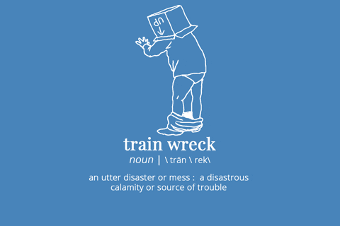 trainwreck GIF by merriam-webster
