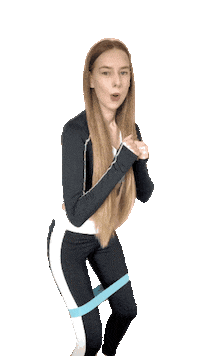 Girl Gym Sticker