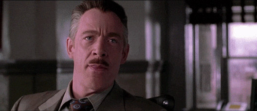 J Jonah Jameson Laughing GIF|100%x100%